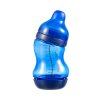 Dojčenská S-fľaška Difrax, široká, Antikolik, tmavo modrá, 200 ml
