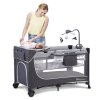 KINDERKRAFT SELECT Postieľka cestovná Leody doplnky Leody Grey, Premium