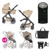 PETITE&MARS Kočík kombinovaný ICON 2v1 (Variant PETITE&MARS Kočík kombinovaný ICON 2v1 Dove Grey XXL AIR)