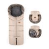 PETITE&MARS Set zimný fusak Arctic 4v1 + rukavice na kočík Furry (Variant PETITE&MARS Set zimný fusak Arctic 4v1 + rukavice na kočík Furry Elegant Caramel)