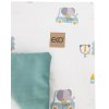 EKO Deka bavlnená obojstranná podšitá velvet (Variant EKO Deka bavlnená obojstranná podšitá velvet Beige Meadow 100x80cm)
