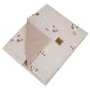 EKO Deka bavlnená s podšívkou VELVET (Variant EKO Deka bavlnená s podšívkou VELVET Bees Beige 100x80 cm)