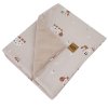 EKO Deka bavlnená s podšívkou VELVET (Variant EKO Deka bavlnená s podšívkou VELVET Bees Beige 100x80 cm)