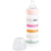 CHICCO Fľaša dojčenská Well-being silikón 250 ml dievča