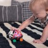 OBALL Autíčko a hrkálka 2v1 Curious Car (Variant OBALL Autíčko a hrkálka 2v1 Curious Car zebra Zen™ 3m+)