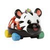 OBALL Autíčko a hrkálka 2v1 Curious Car (Variant OBALL Autíčko a hrkálka 2v1 Curious Car zebra Zen™ 3m+)