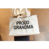 Cestovná taška Grandma Canvas Off White