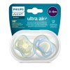 Philips AVENT Cumlík Ultra air obrázok 0-6m (Variant Philips AVENT Cumlík Ultra air obrázok 0-6m dievča (dúha) 2ks)