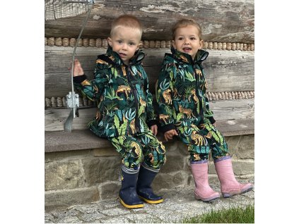 Softshellová parka gepard