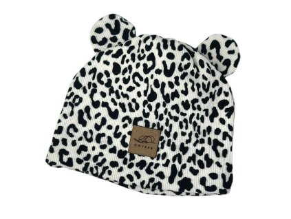Přechodová čepička medvídek leopard