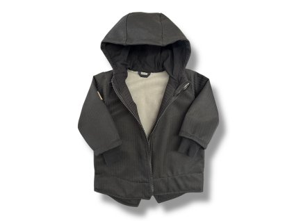 Softhellová parka černá
