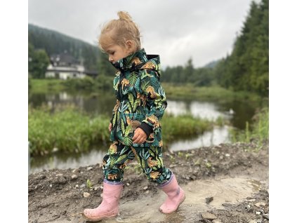 Softshellová parka gepard