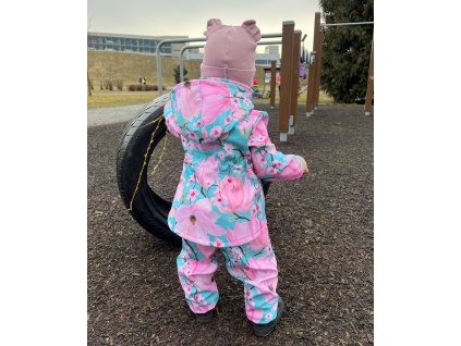 Softshellové rostoucí kalhoty magnolie