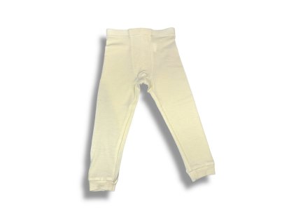 Chlapecké podvlékací merino kalhoty smetanové