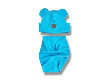 Čepička a nákrčník šmoulí