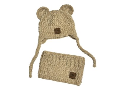 Háčkovaný nákrčník hnědá