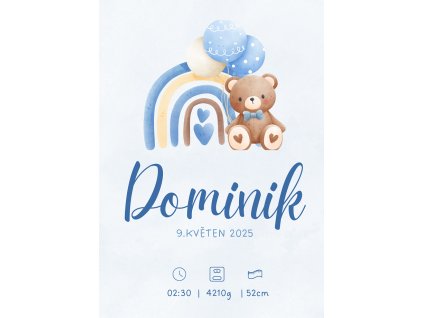 Plakát na zeď - duha