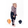 Softshellová rostoucí bunda leopard růžový