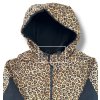 Softshellová rostoucí bunda leopard vel. 98-104