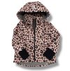 Softhellová parka Leopard růžový vel. 80