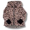 Softhellová parka Leopard růžový vel. 80