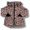 Softshellová parka Leopard růžový vel. 92