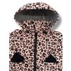 Softshellová parka Leopard růžový