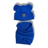 Čepička a nákrčník královsky modrá