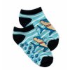Dětské ponožky s ABS Žralok, vel. 31/34 - modré