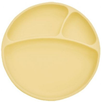 žltý silikónový tanierik