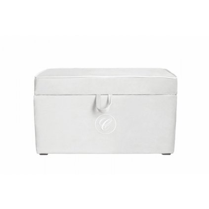 Caramella čalouněný úložný box na hračky slonová kost