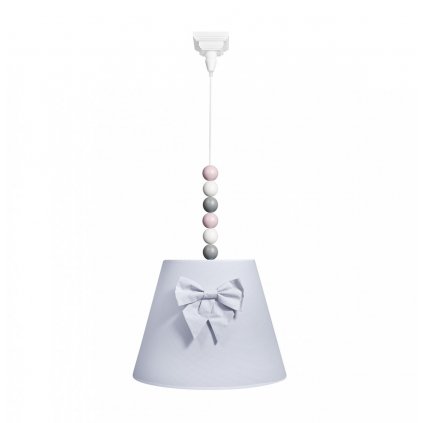 Caramella Baby Pink visící lampa s kuličkami šedá