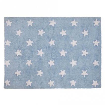 Lorena Canals bavlněný koberec Stars modrý