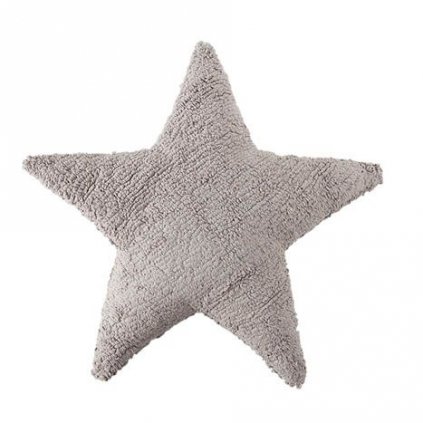 Lorena Canals Star dekorační polštář bledě šedý