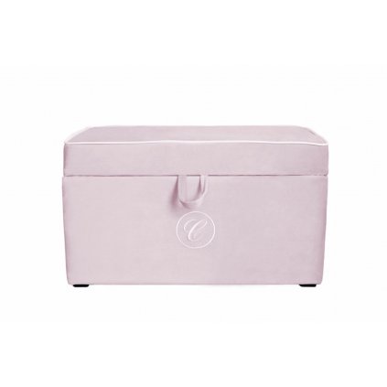 Caramella Baby Pink čalouněný úložný box na hračky
