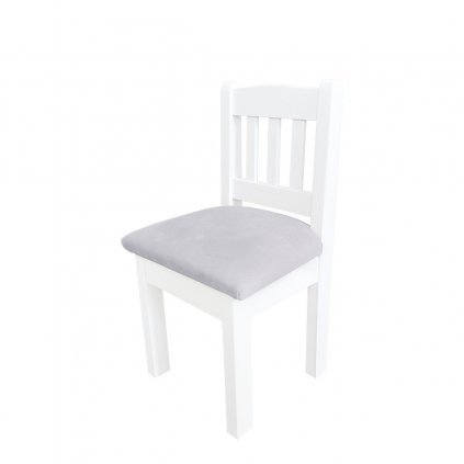 Caramella dětská čalouněná mini židle šedá