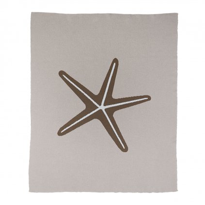 Quax Kvalitní pletená deka mořská hvězdice