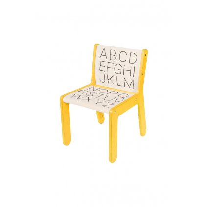 Lorena Canals dětská židle Sillita ABC yellow