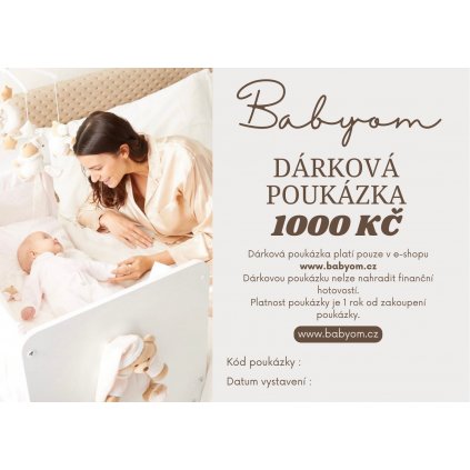 Dárkový poukaz 1000 Kč