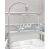 Caramella Baby Blue hrací kolotoč nad postýlku modrý