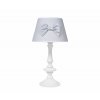 Caramella Pure Grey stolní lampa s mašlí šedá