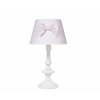 Caramella Baby Pink stolní lampa s mašlí růžová