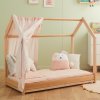 Nanán domečková postel Montessori přírodní