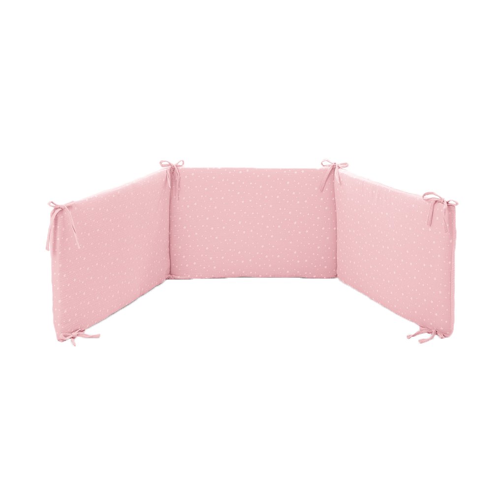 Italbaby mantinel s posteľnou bielizňou Muslin ružový