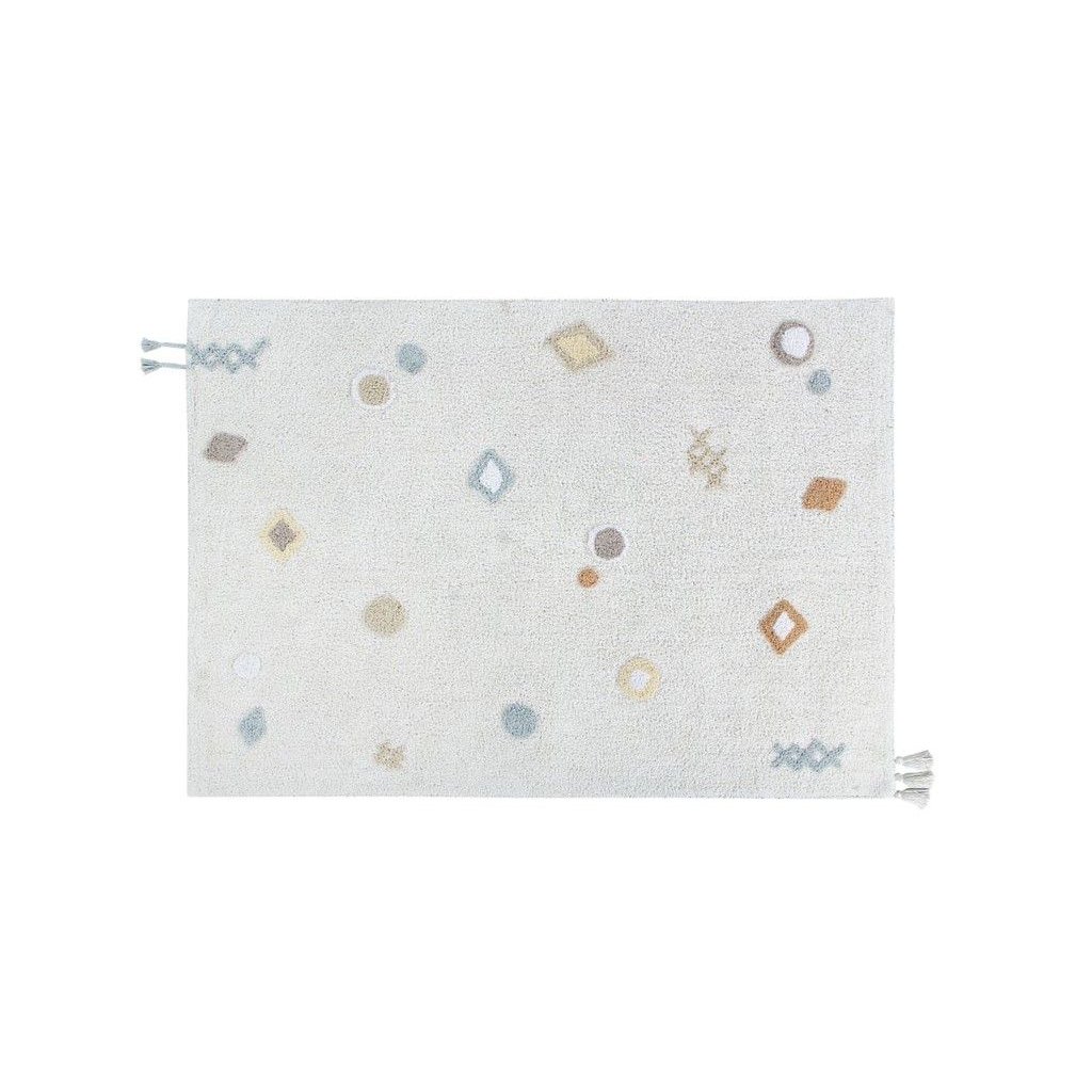 Lorena canals bavlnený ručne tkaný detsky koberec