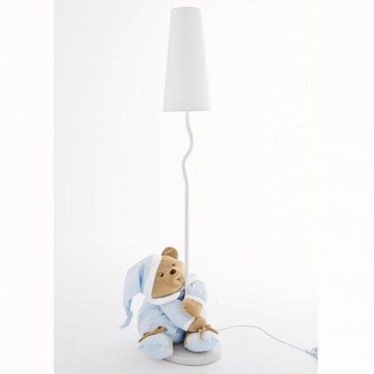 Nanán stojaca lampa s medvedíkom Puccio modrá