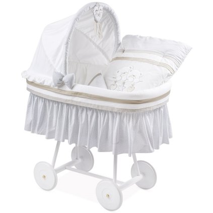 Italbaby Aurora Lovely Bears kolíska na kolieskach