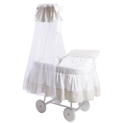 Italbaby kolíska Marina Peluche s baldachýnom