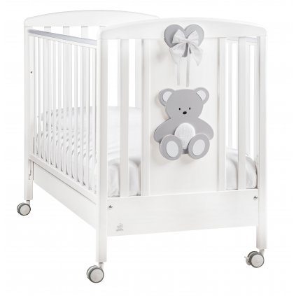 Italbaby romantická postieľka Peluche na kolieskach