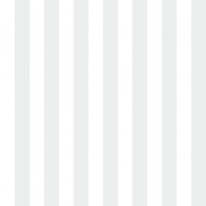 Caramella tapeta s pruhmi bielo šedá